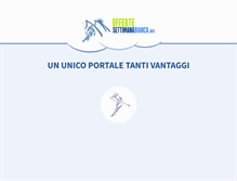 Tablet Screenshot of offertesettimanabianca.info